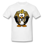 Cotton T Shirt for Men King Tut Tut Tutankhamun Tux Breathable Round Neck Short Sleeves Shirt