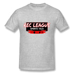 Mens Novelty T-Shirt Rec League Sports Talk Logo Breathable O-Neck Short Sleeves Tees