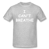 Men's Graphic T Shirt I Can't Breathe Cool Round Neck Short Sleeves Tees