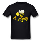 Men's Casual T-shirt Hi Honey Cool O-Neck Short Sleeves Shirt