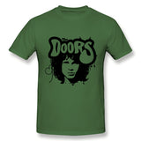 Men's Graphic T Shirt The Doors Breathable Round Neck Short Sleeves Tees