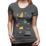 Women’s T-shirt Pluies Dalek Sexy Round Neck Short Sleeve Shirts