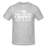 Cotton T Shirt for Men Get To Da Choppa Cool Round Neck Short Sleeves Tees