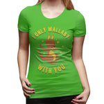 Women’s T-shirt I Only Wallaby With You Soft Round Neck Short Sleeve Shirts