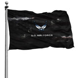 Fly Breeze 4 X 6 Ft Polyester Flag US. Air Force Logo Brass Grommet Canvas Header Home