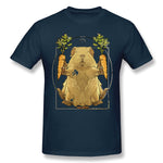 Cotton T Shirt for Men Piggie Da Vinci Pigtruvias Comfy Crew Neck Short Sleeves Tee