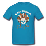 Men's Casual T-shirt Native American Free Spirit Style Crew Neck Short Sleeves Tees