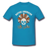 Men's Casual T-shirt Native American Free Spirit Style Crew Neck Short Sleeves Tees