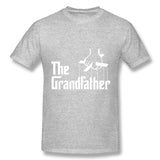 Mens Novelty T-Shirt The Grandfather Breathable O-Neck Short Sleeves Tee