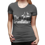 Women's Casual T-shirt The Grandfather Sexy Round Neck Short Sleeve Tops