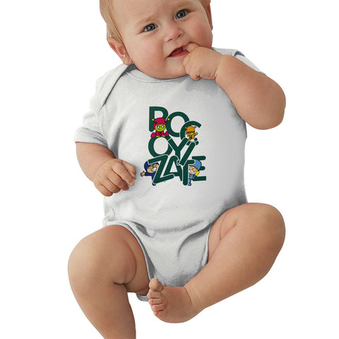 Toddler Climbing Bodysuit Pocoyizate Cut Graphic Infant Boys Girls Short Sleeves Romper