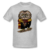 Mens Novelty T-Shirt Owly Potter Hoody Comfy Round Neck Short Sleeves Tee