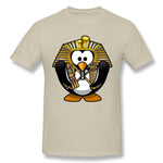 Cotton T Shirt for Men King Tut Tut Tutankhamun Tux Breathable Round Neck Short Sleeves Shirt