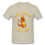 Mens Novelty T-Shirt I Only Wallaby With You Style Crew Neck Short Sleeves Shirt