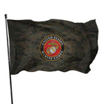 Fly Breeze 3 X 5 Ft Flag USMC Polyester Brass Grommet Canvas Header for Home