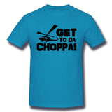 Cotton T Shirt for Men Get-To-Da-Choppa Comfy O-Neck Short Sleeves Tees