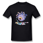 Mens Novelty T-Shirt Beauty Is In The Eyes Of The Monster Comfy Crew Neck Short Sleeves Shirt