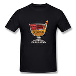 Mens Novelty T-Shirt Boulevardier Mixed Drink Liquor Shirt Comfortable O-Neck Short Sleeves Shirt