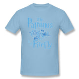 Cotton T Shirt for Men My Patronus Is A Firefly Breathable O-Neck Short Sleeves Tee