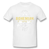 Mens Novelty T-Shirt Bohemian Comfortable O-Neck Short Sleeves Tee