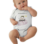 Toddler Climbing Bodysuit Angel Cartoon Graphic Unisex Babys Short Sleeves Onesies