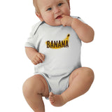 Toddler Climbing Bodysuit Banana Cool Graphic Unisex Babys Short Sleeves Jumpsuit