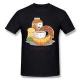 Mens Novelty T-Shirt The Real Breakfast Club Breathable Round Neck Short Sleeves Shirt