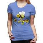 Womens Graphic T-Shirt Hi Honey Soft Crew Neck Short Sleeve Tops