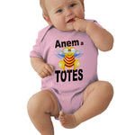 Toddler Climbing Bodysuit Anem To Totes !! Cut Graphic Infant Boys Girls Short Sleeves Playsuit