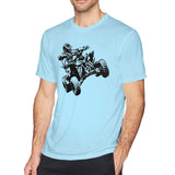 Men's Graphic T Shirt All Terrain Vehicle Comfy Round Neck Short Sleeves Blouse Tops