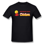 Mens Novelty T-Shirt Southern Fried Chicken Comfortable Crew Neck Short Sleeves Tee