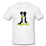 Mens Novelty T-Shirt Border Collie Tennis Comfy Crew Neck Short Sleeves Tee