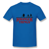 Mens Novelty T-Shirt Stranger Things Breathable O-Neck Short Sleeves Shirt