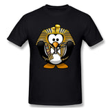 Cotton T Shirt for Men King Tut Tut Tutankhamun Tux Breathable Round Neck Short Sleeves Shirt