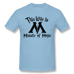 Men's Casual T-shirt Ministry Of Magic Magic Style Round Neck Short Sleeves Tees