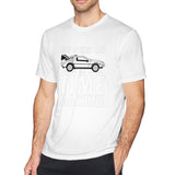 Cotton T Shirt for Men My Other Car Is A Time Machine Cool Crew Neck Short Sleeves Tee