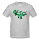 Cotton T Shirt for Men T.rex Cool O-Neck Short Sleeves Blouse Tops