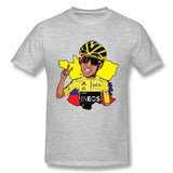 Men's Graphic T Shirt Tour De France Style Crew Neck Short Sleeves Shirt