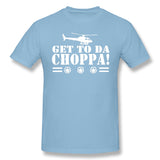 Cotton T Shirt for Men Get To Da Choppa Cool Round Neck Short Sleeves Tees