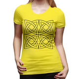 Women’s T-shirt Celtic Knot Irish Scottish Sexy Round Neck Short Sleeve Tops