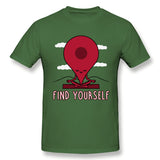 Men's Graphic T Shirt Find Yourself! New Comfy O-Neck Short Sleeves Tee