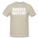 Men's Casual T-shirt Dunder Mifflin Paper Comfy O-Neck Short Sleeves Blouse Tops