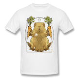 Cotton T Shirt for Men Piggie Da Vinci Pigtruvias Comfy Crew Neck Short Sleeves Tee