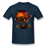 Cotton T Shirt for Men Safari Revenge Comfortable O-Neck Short Sleeves Tees