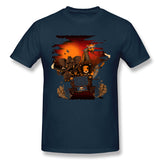 Cotton T Shirt for Men Safari Revenge Comfortable O-Neck Short Sleeves Tees