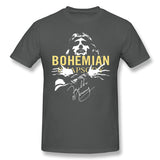 Mens Novelty T-Shirt Bohemian Comfortable O-Neck Short Sleeves Tee