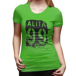 Novelty T Shirt for Women Alita 99 Summer Round Neck Short Sleeve Shirts