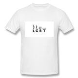 Men's Graphic T Shirt LGBT Lady Liberty Guns Beer Tits Cool O-Neck Short Sleeves Blouse Tops