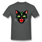 Cotton T Shirt for Men Hellcat Comfortable Crew Neck Short Sleeves Shirt