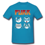 Mens Novelty T-Shirt Purr V2 Breathable Crew Neck Short Sleeves Tees